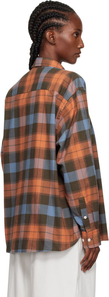 Paita Baserange Baserange Claude Plaid Button-Down Shirt Oranssi | TSCL-OC-AU25, 2