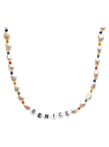 Kaulakoru Sporty & Rich Be Nice Pearl & Bead Necklace Keltainen | AC492-PE
