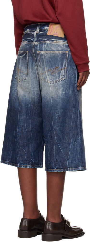 Shortsit Martine Rose Martine Rose Zip Denim Shorts Sininen | 247WD07515, 2