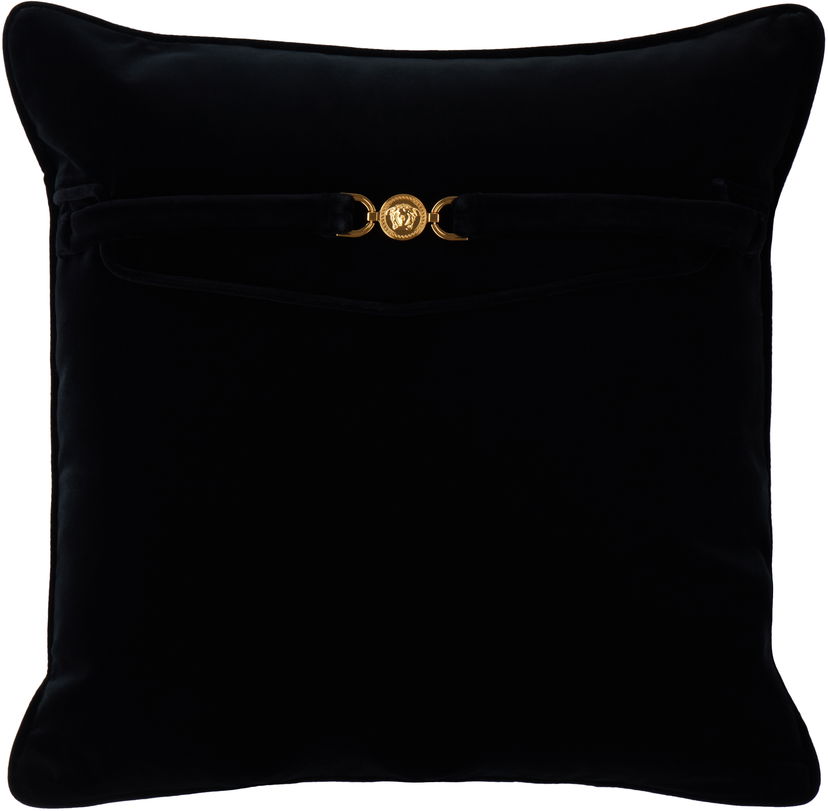 Kodin sisustus Versace Versace Medusa '95 Velvet Cushion, 45 cm Musta | ZCU454500_1A11960