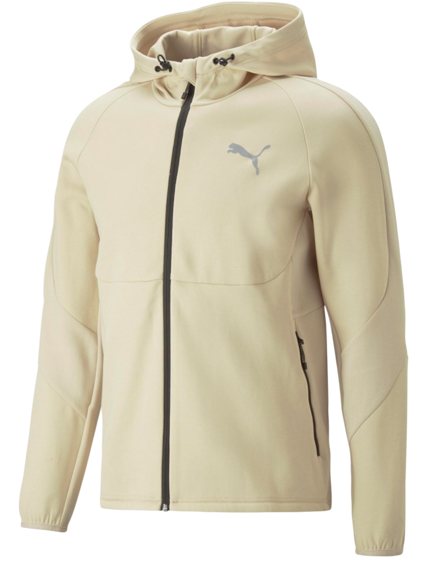 Huppari Puma Puma EVOSTRIPE Hooded Jacket Beige | 673313-088