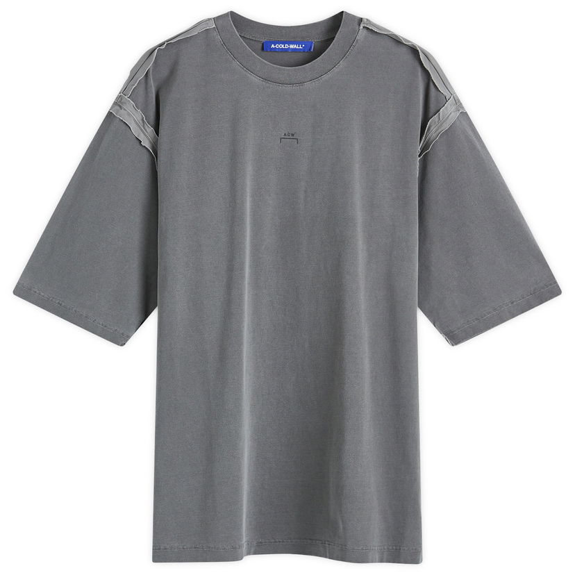 T-paita A-COLD-WALL* Facade Logo T-Shirt Harmaa | ACWMTS195-BLK