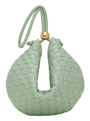 Käsilaukku Bottega Veneta Medium Turn Pouch Vihreä | 701024 V1W51