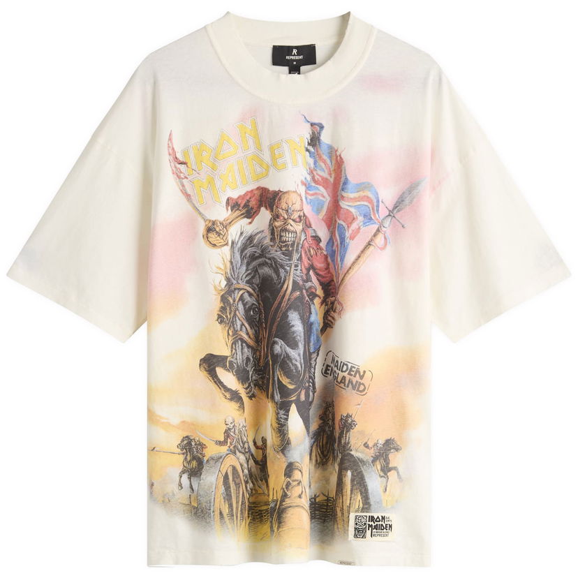 T-paita Represent Clo Iron Maiden Steed Graphic Tee Valkoinen | MLM100581-72