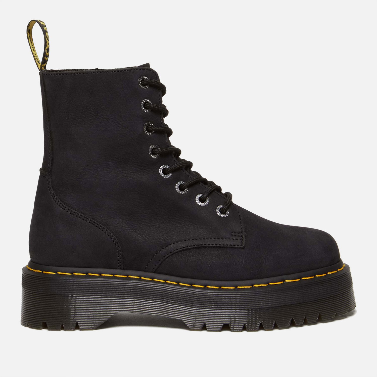 Tennarit ja kengät Dr. Martens Jadon Leather 8-Eye Boots - Charcoal Grey - UK 3 Musta | 31434057, 0