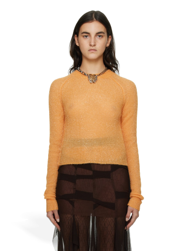 Villapaita Acne Studios Crewneck Sweater Oranssi | A60382-