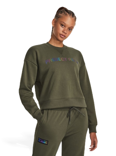 Huppari Under Armour Crewneck Vihreä | 1380195-390