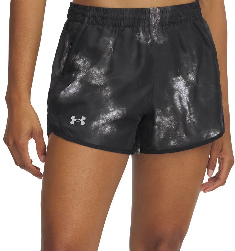 Shortsit Under Armour Fly By 3" Printed Running Shorts Musta | 1382439-007