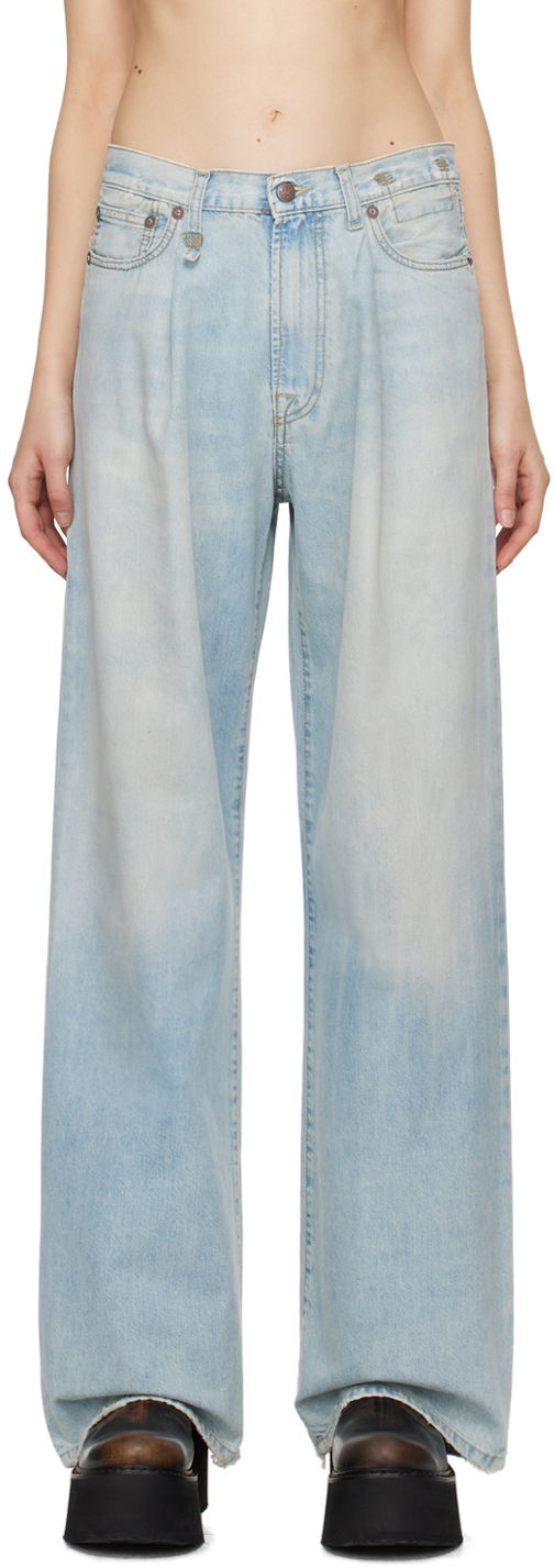 Jeans R13 R13 Damon Pleated Jeans Sininen | R13W3147-897A