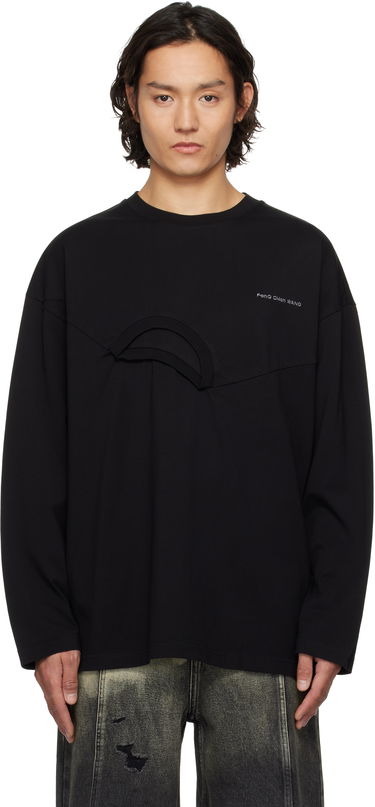 T-paita Feng Chen Wang Feng Chen Wang Oversized 2in1 T-Shirt Musta | FMS19LS01B, 0