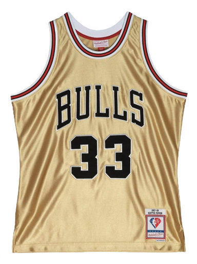 Jersey Mitchell & Ness Chicago Bulls Scottie Pippen 75th Swingman Jersey Metallinen | SMJY4398-CBU97SPIGOLD