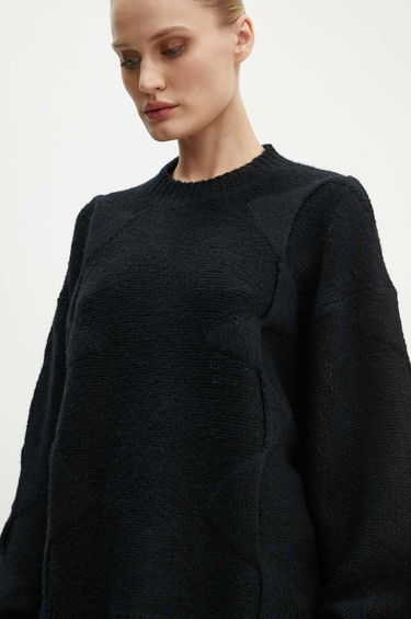 Villapaita HELIOT EMIL Black Warm Wool Sweater Musta | PREAW24.M.07.063.BLK01, 7