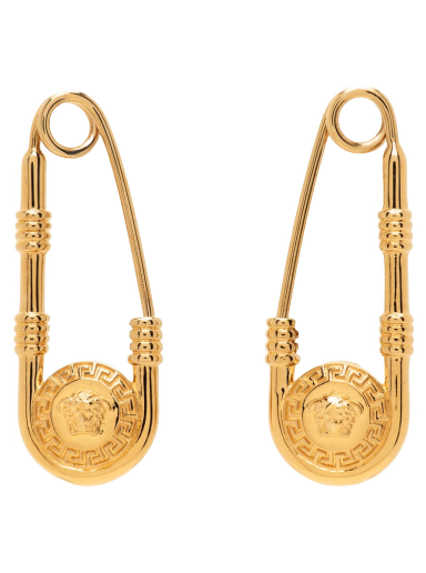 Korvakorut Versace Safety Pin Earrings Beige | 1004827_1A00620