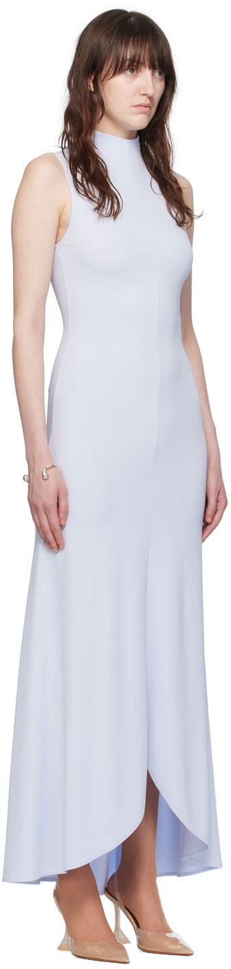 Mekko Courrèges Mock Neck Maxi Dress Sininen | 224JRO425JS0066, 1