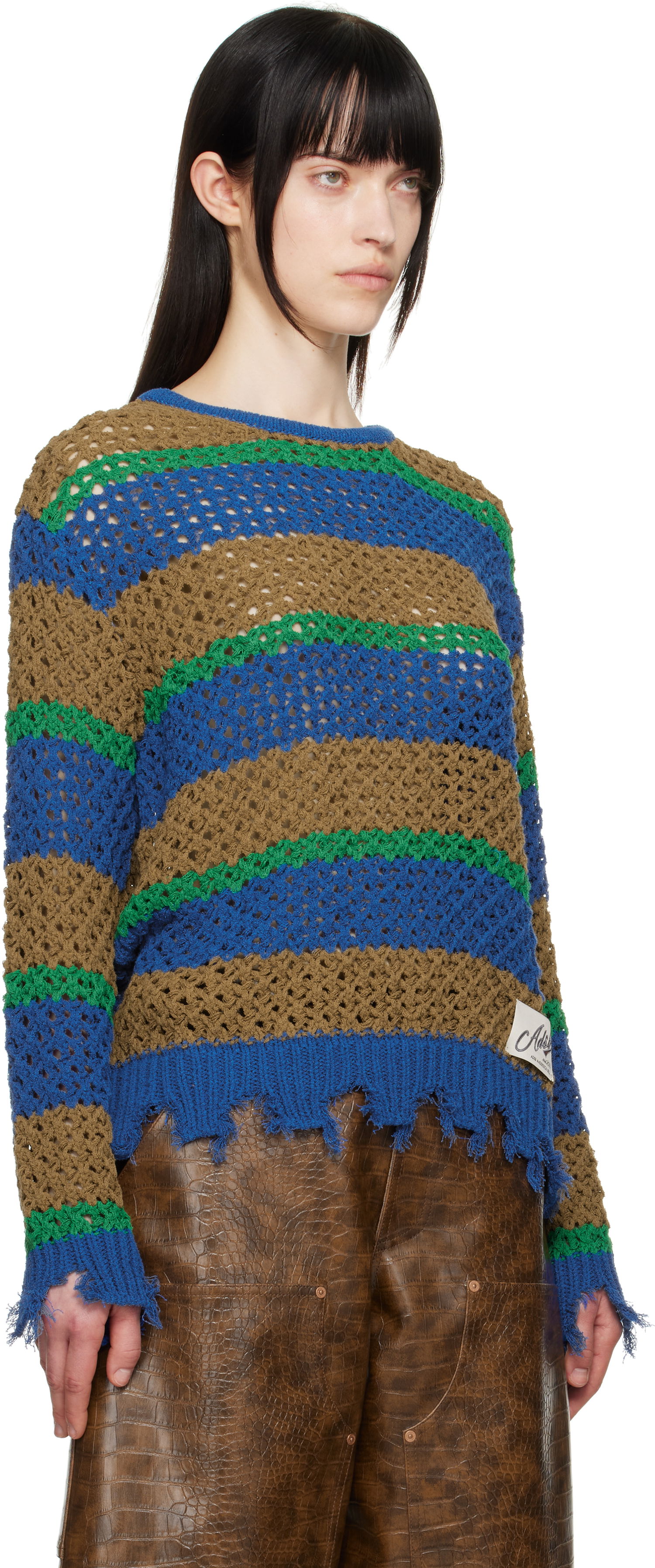 Villapaita Andersson Bell Andersson Bell Damaged Stripe Knit Sweater Monivärinen | atb1239u, 1