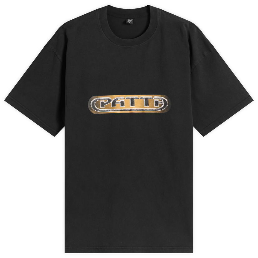 T-paita Patta Patta Gilded Acid Washed T-Shirt, Size X-Small Musta | POC-AW25-1000-294-0013-001