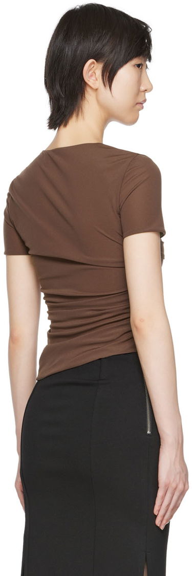 T-paita Helmut Lang Helmut Lang Reversible T-Shirt Ruskea | M05HW502, 2
