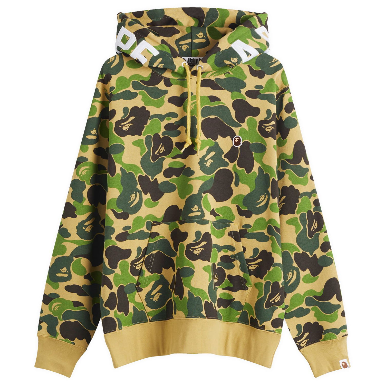 Huppari BAPE Bathing Ape ABC Camo Pullover Hoodie Keltainen | 001PPL301008M-GRN, 0
