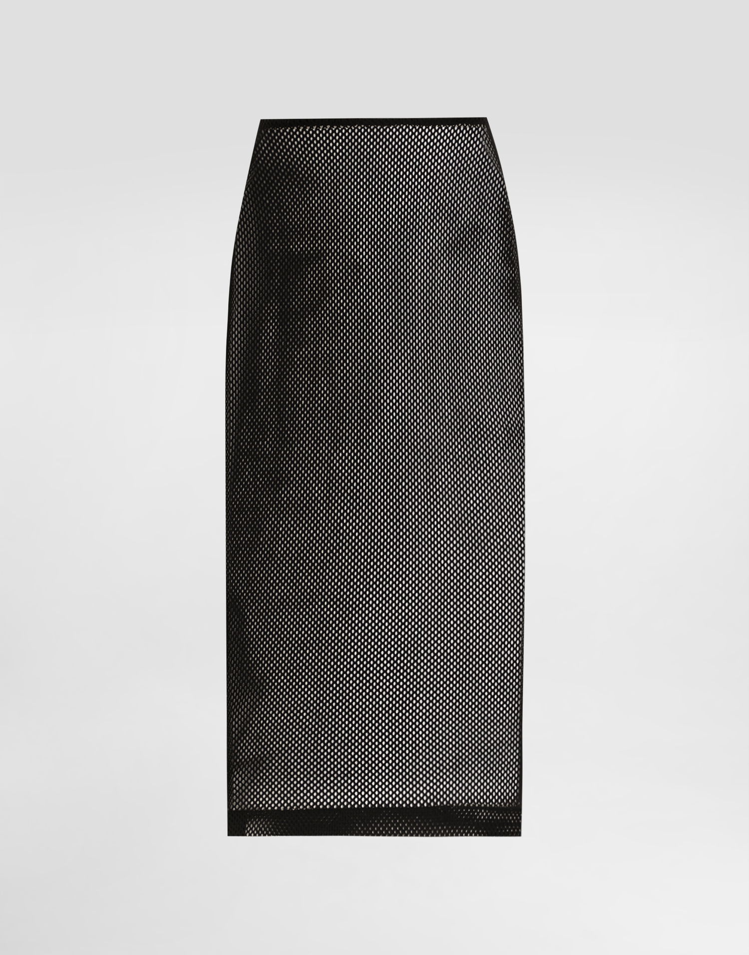 Hame Dolce & Gabbana Dolce & Gabbana Mesh Calf-Length Skirt Musta | F4CT6TFLREPN0000, 0