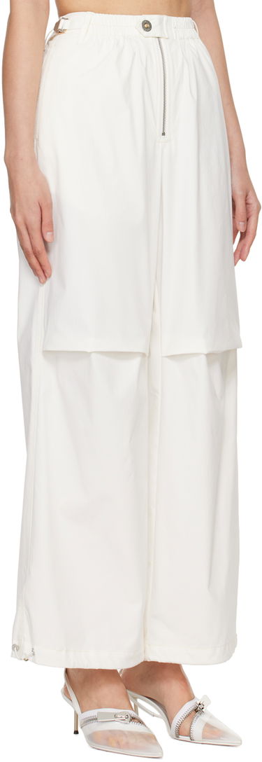 Housut Dion Lee Flight Zippered Wide-Leg Trousers Sininen | C2187PS24, 4