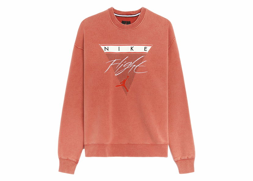 T-paita Jordan Jordan Flight Fleece Sweatshirt Red Punainen | CW8369-687
