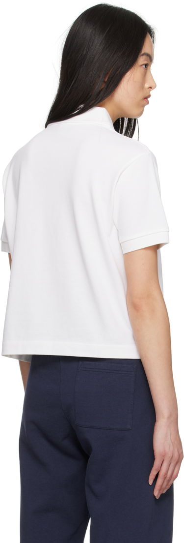 Poolopaita Sporty & Rich Sporty & Rich H&W Crest Pique Polo Valkoinen | TO085606241WH01, 2