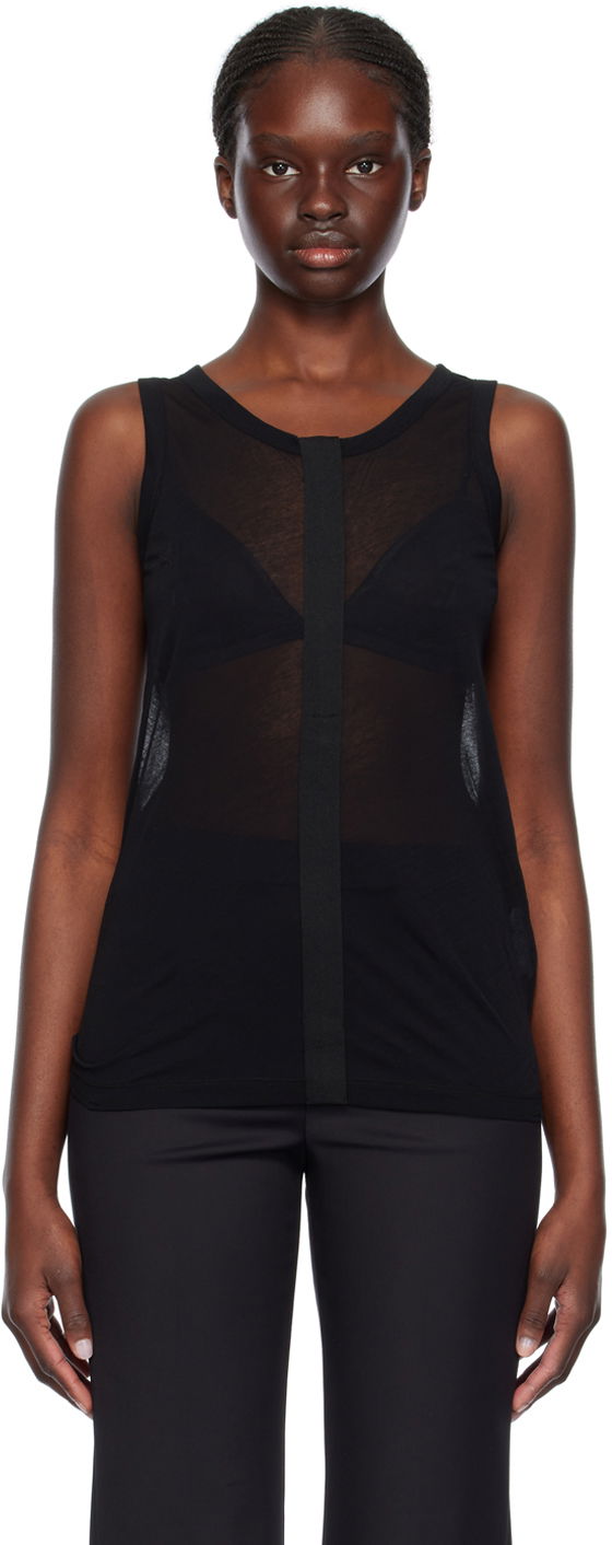 Tankkitoppi Helmut Lang Helmut Lang Two-Way Tank Top Musta | O02HW510
