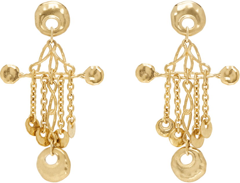 Korvakorut CHLOÉ Chloé 'The Chloé Eclectic' Gold-Tone Drop Earrings Metallinen | CHC25SFE13CB7