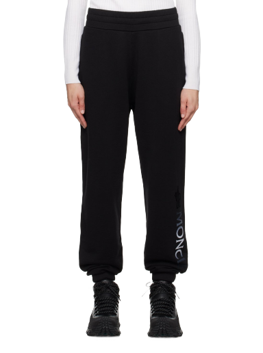 Housut Moncler Flocked Lounge Musta | I20938H00013809KR
