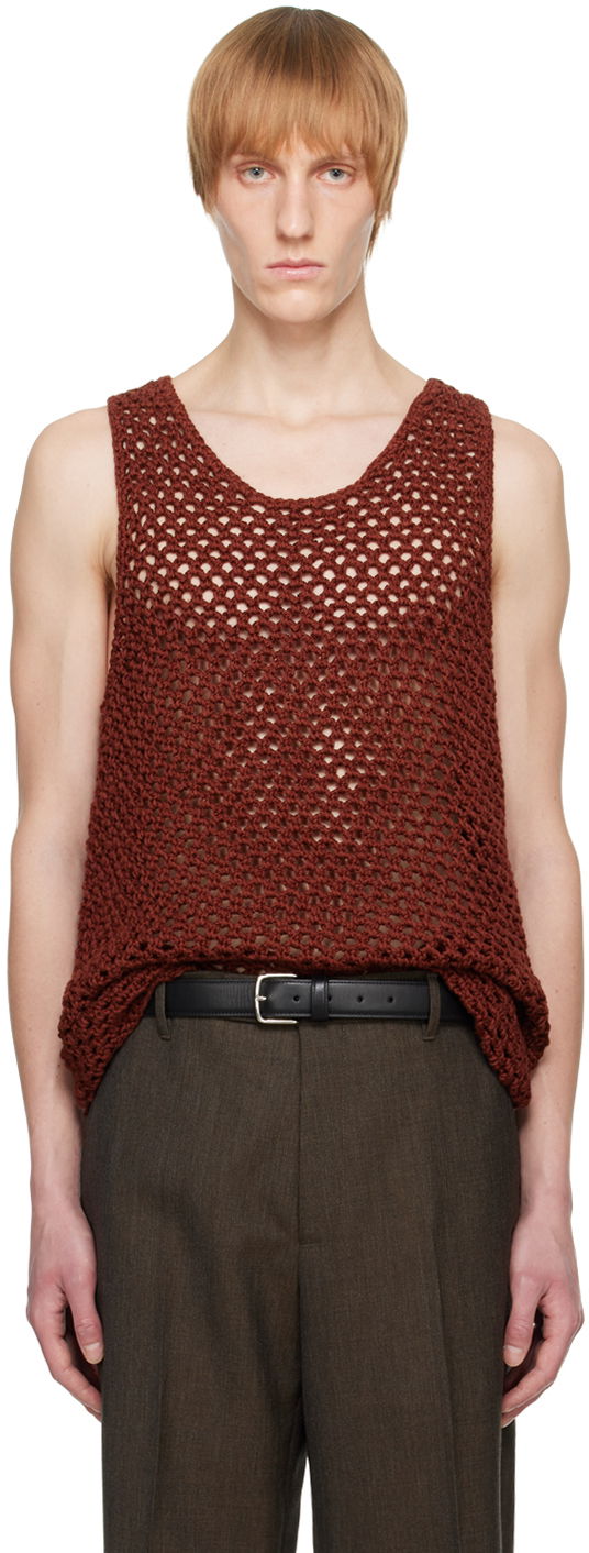 Tankkitoppi The Row Knitted Tank Top Punainen | 449-Y156