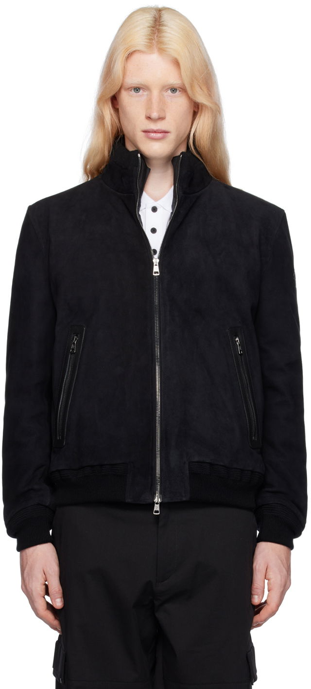 Takki Moncler Fayal Leather Jacket & Down Vest Set Musta | I20911A00167M2399, 0