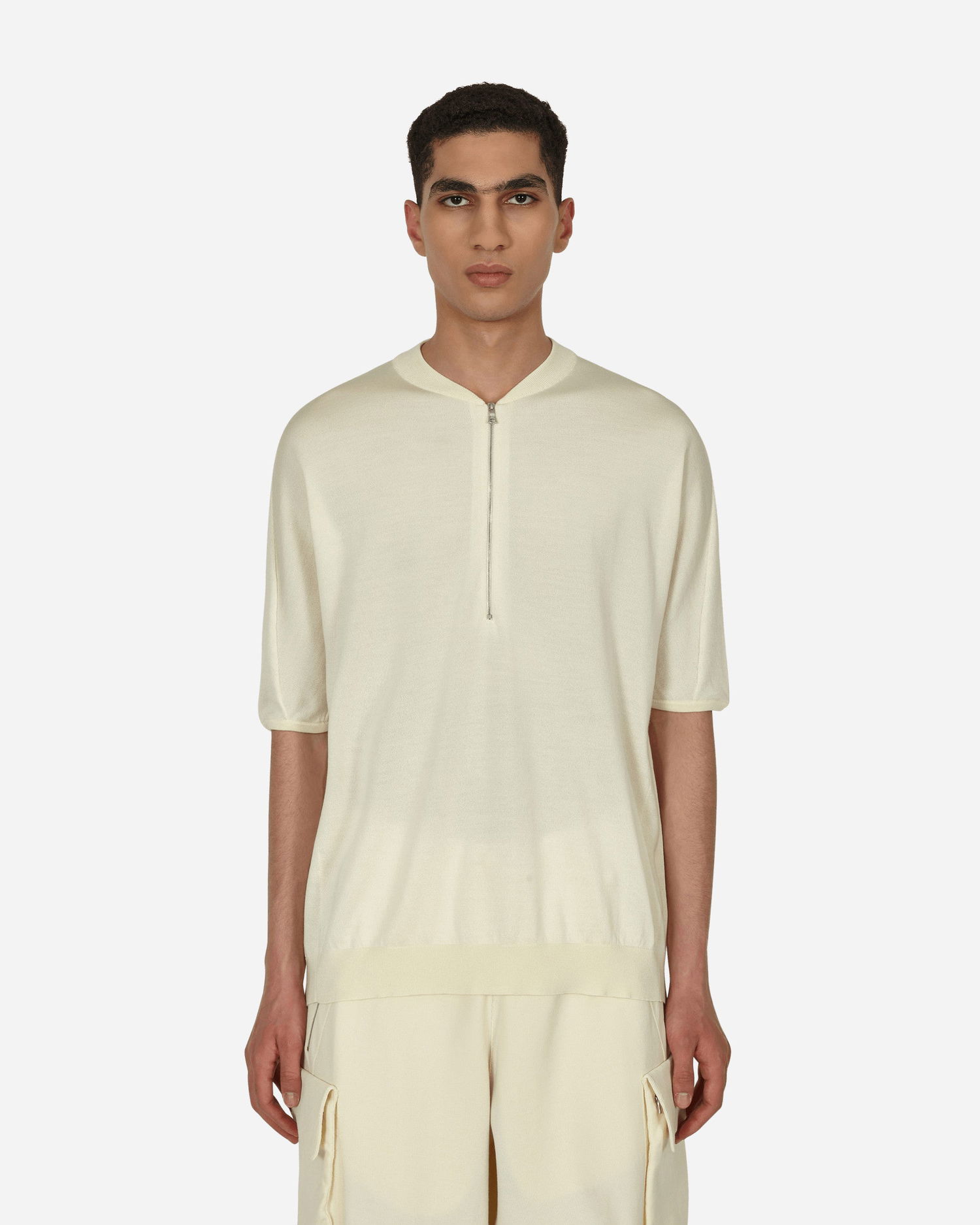 T-paita Nike Every Stitch Considered Wool Halfzip Top Beige | DR5410-113, 0