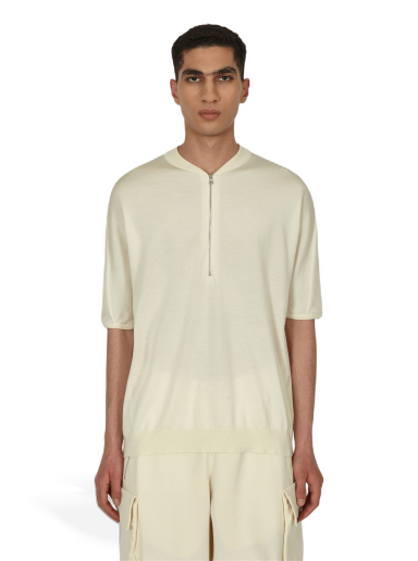 T-paita Nike Every Stitch Considered Wool Halfzip Top Beige | DR5410-113