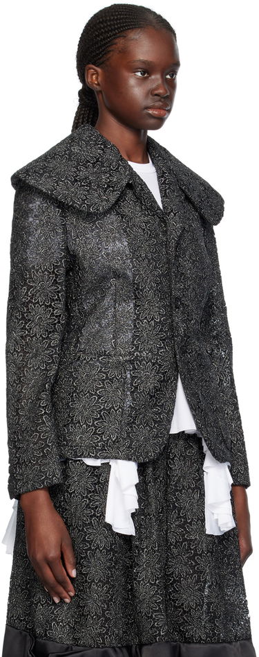 Takki Comme des Garçons Comme des Garçons Floral Jacket Musta | RM-J022-051, 1