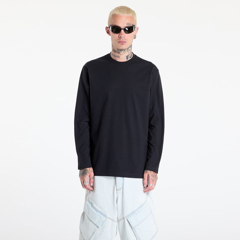 T-paita Y-3 Y-3 Graphic Long Sleeve Tee Musta | JX4747