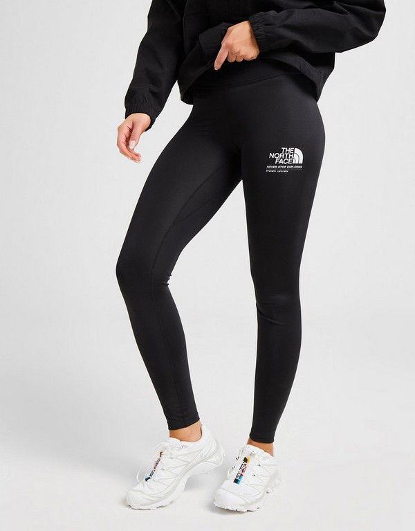 Leggingsit The North Face The North Face Tech Graphic Tight Leggings Musta | NF0A8CD0JK31, 1