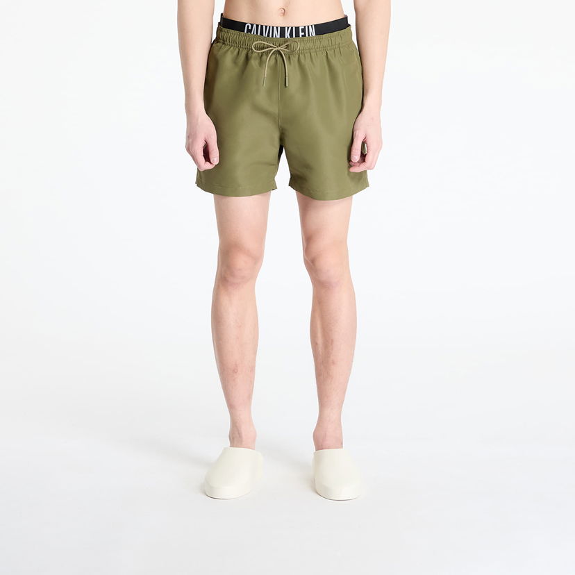 Uimapuvut CALVIN KLEIN Calvin Klein Jeans Medium Double WB Boardshorts Vihreä | KM0KM01093 LB6