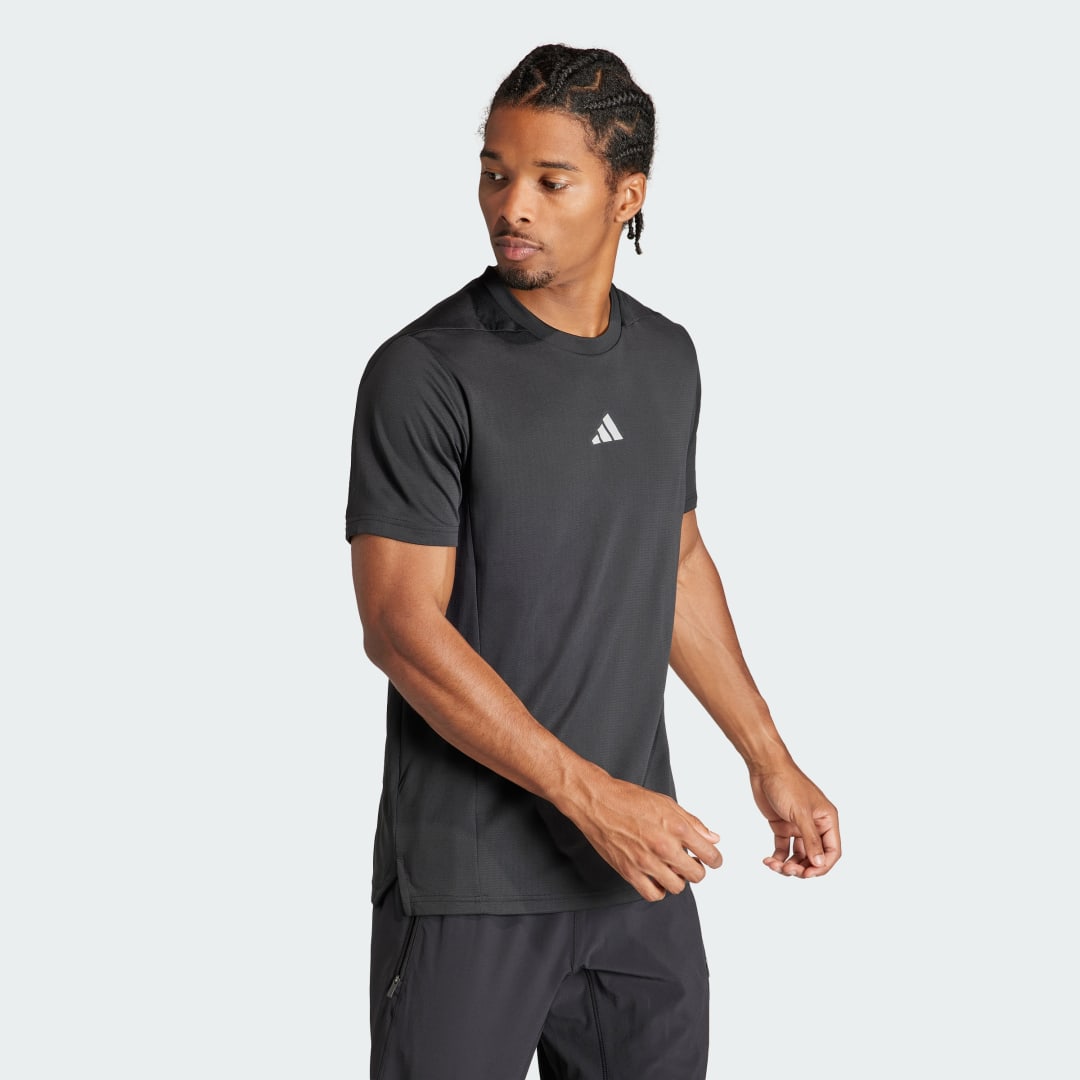 T-paita adidas Performance Designed for Training HIIT Workout HEAT.RDY Tee Harmaa | IS3739, 1