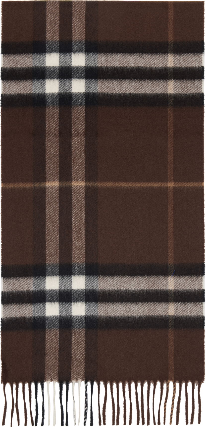 Huivi Burberry Burberry Check Cashmere Scarf Ruskea | 8112638