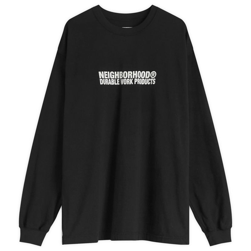 T-paita Neighborhood Long Sleeve T-Shirt LS-2, Size Large Musta | 251PCNH-LT02-BLK