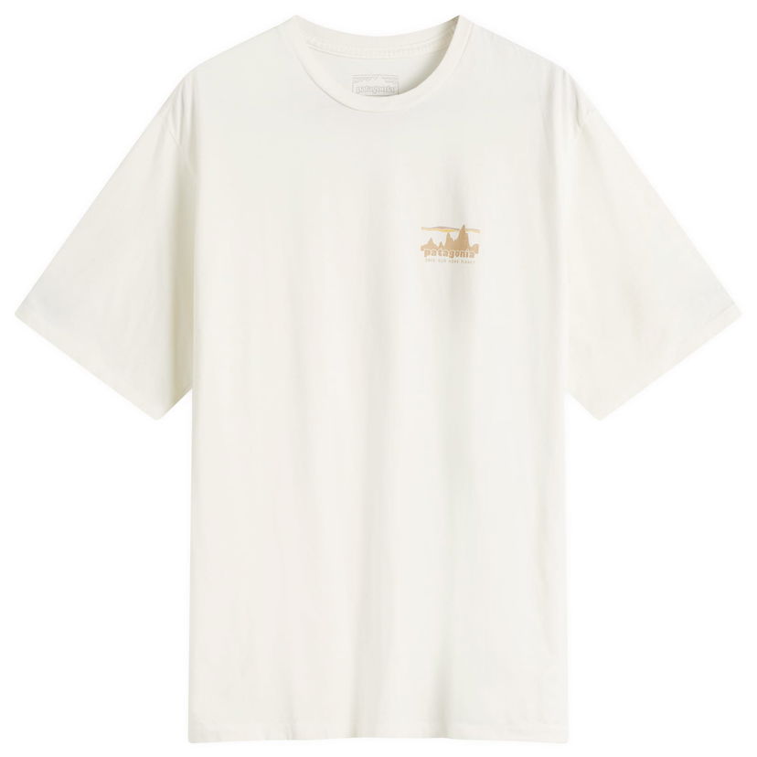 T-paita Patagonia 73 Skyline Organic T-Shirt, Size Large Valkoinen | 37534-BCW