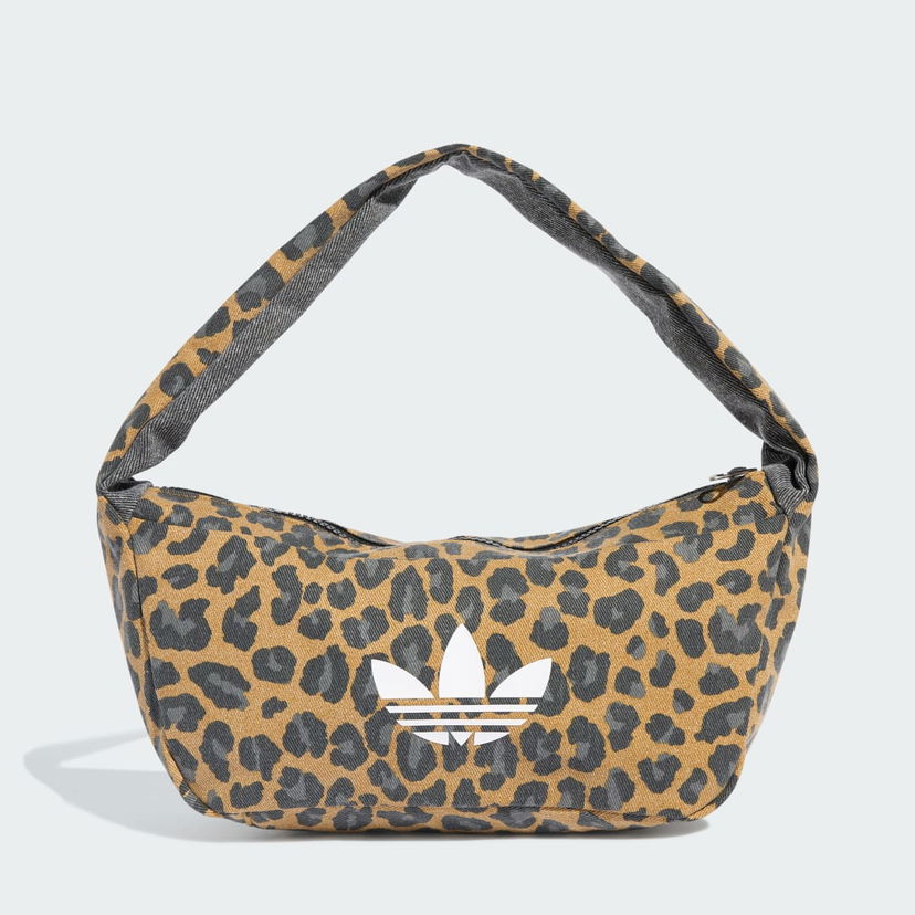 Olkalaukku adidas Performance Leopard Print Shoulder Bag Ruskea | JX3198