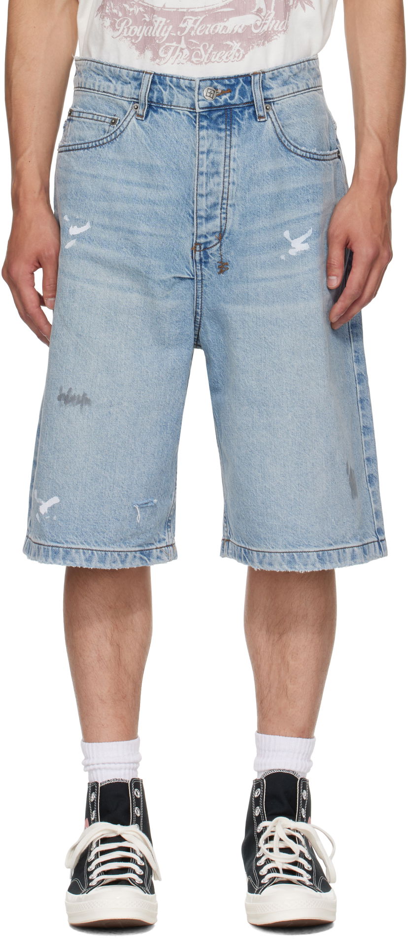 Shortsit Ksubi Ksubi Maxx Painter Shorts Sininen | MPF25WA002
