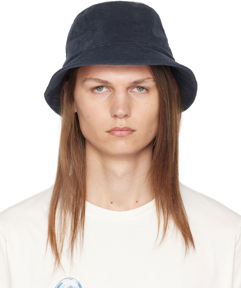 Hattu Paul Smith Paul Smith Towelling Bucket Hat Tummansininen | M1A-921DT-N085-48