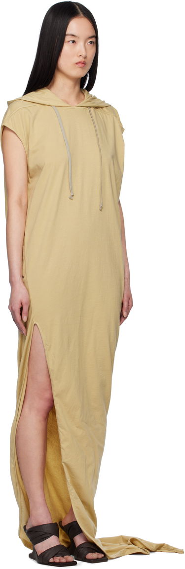 Mekko Rick Owens Rick Owens DRKSHDW Hollywood Edfu T-Shirt Maxi Dress Beige | DS01E3517 RN, 1