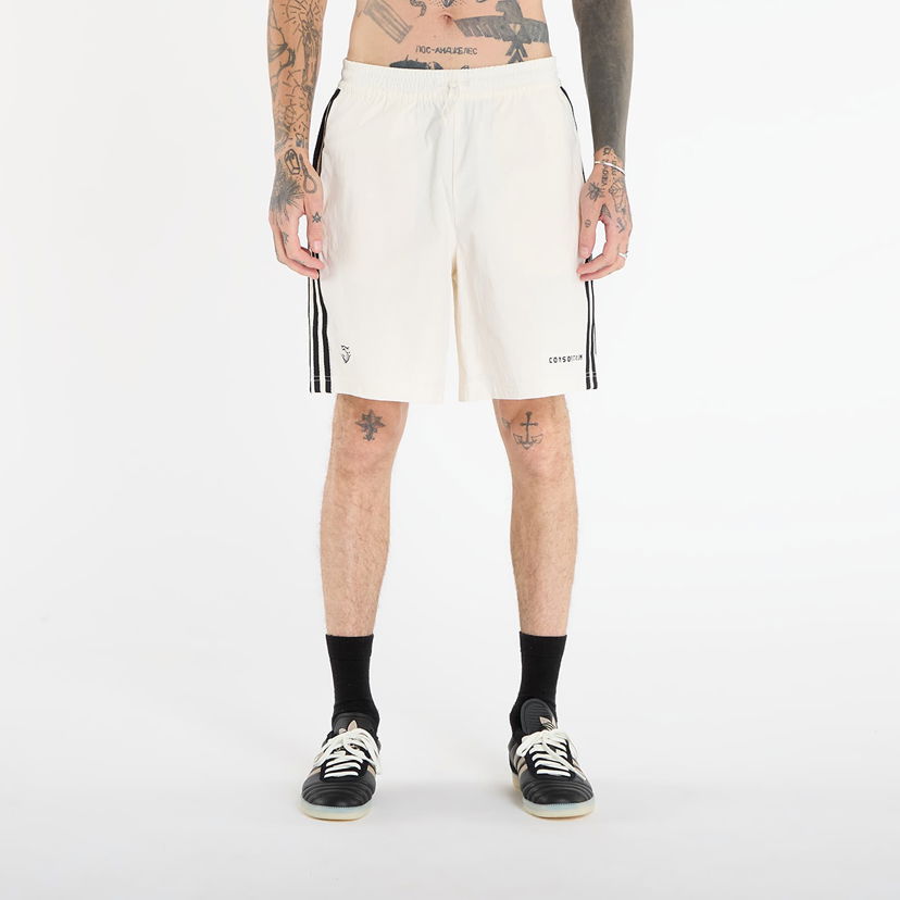 Shortsit adidas Originals Striped Consortium Shorts XL Valkoinen | JY8355