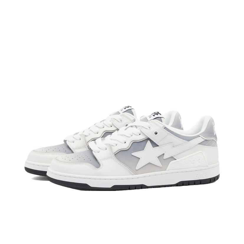 Tennarit ja kengät BAPE A Bathing Ape Men's Bape Sk8 Sta #4 Sneaker White Valkoinen | 001FWJ801058I-WHT