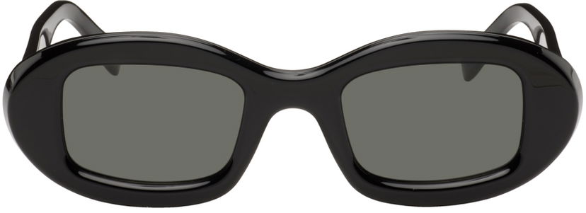 Aurinkolasit RETROSUPERFUTURE Oval-Frame Sunglasses Musta | 9ZJ