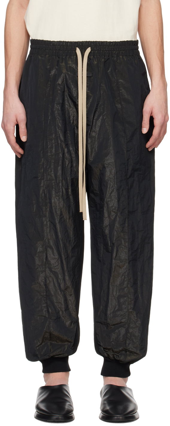 Verryttelyhousut Fear of God Black Pintuck Track Pants Musta | FG840-371WRP