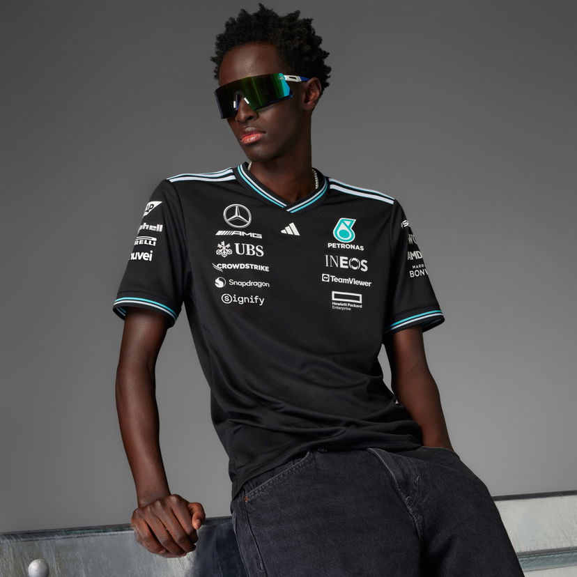 T-paita adidas Performance Mercedes-AMG Petronas Formula One Team Authentic Driver T-Shirt Musta | JY2607